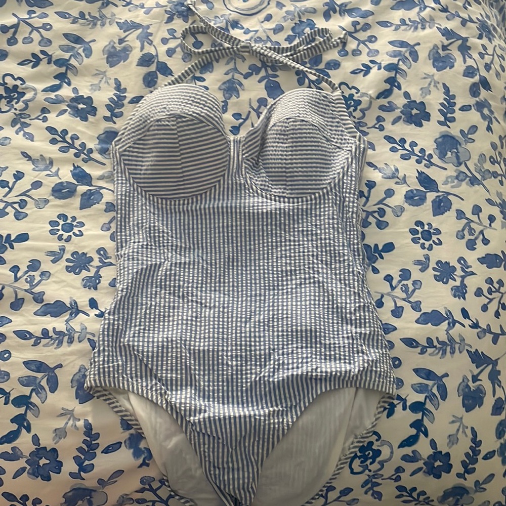 J crew seersucker swim